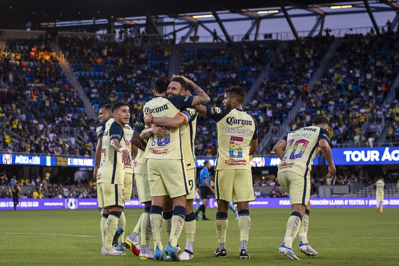 América goleó 5-2 a León en amistoso disputado en el PayPal Park de San José, California.