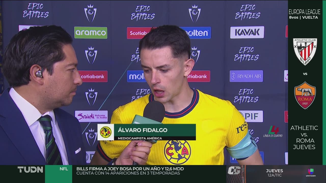 Fidalgo revela la promesa que hicieron en América para el juego ante Chivas
