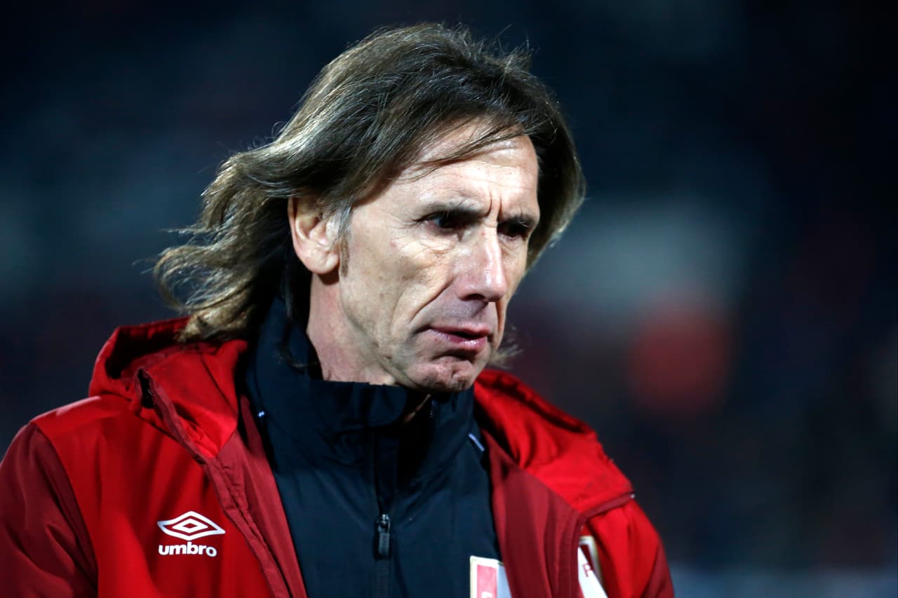 Ricardo Gareca, seleccionador de Perú, fue ídolo en Colombia.