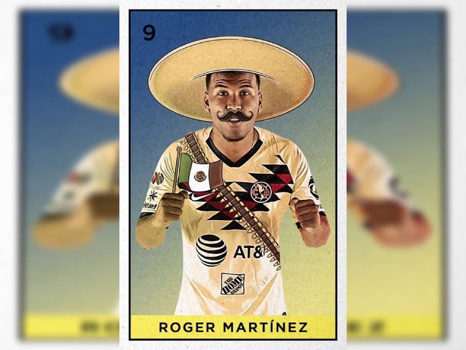 Los jugadores americanistas al estilo de la Revolución Mexicana para conmemorar el 20 de noviembre.
