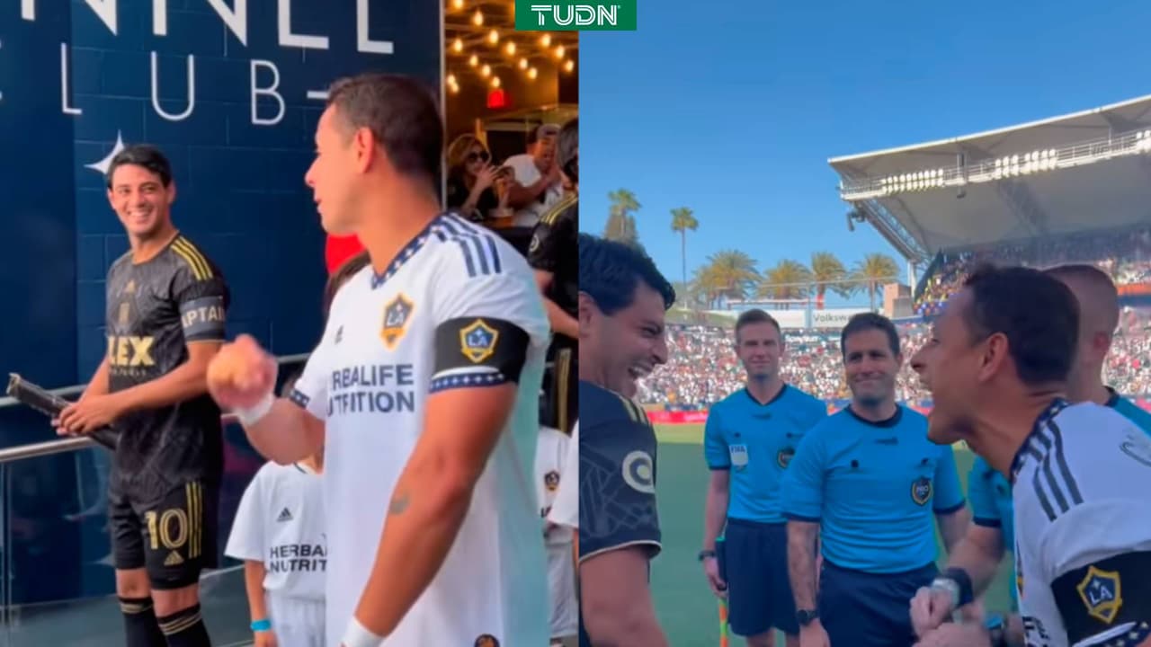 Mira la risotada de Chicharito a Carlos Vela al ganar el volado