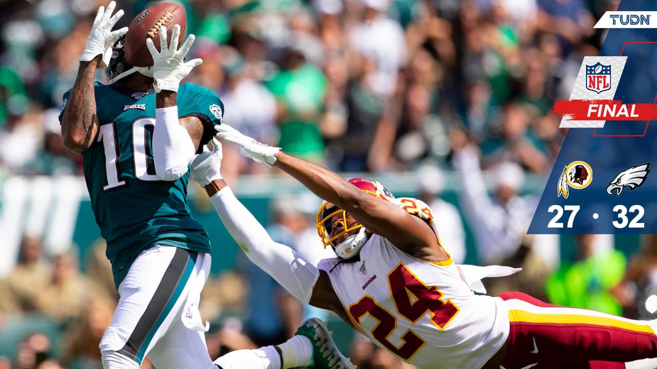 Philadelphia Eagles vencieron en voltereta a los Redskins