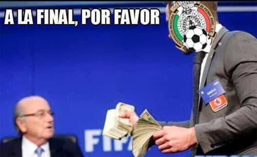 La semifinal de la Copa Oro entre México y Panamá cerró con una polémica victoria del Tri y una avalancha de memes.
