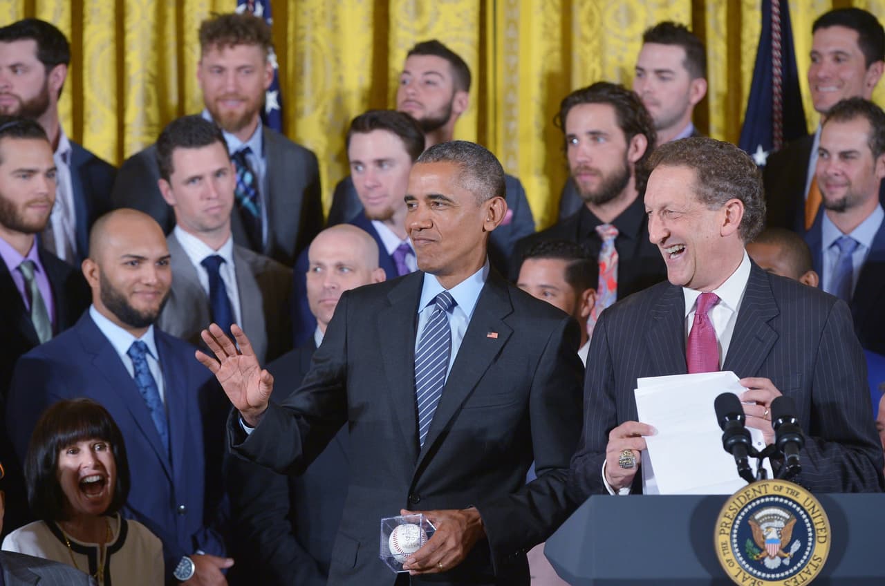 Obama recibió al equipo en la Casa Blanca por tercera vez en cinco años.
