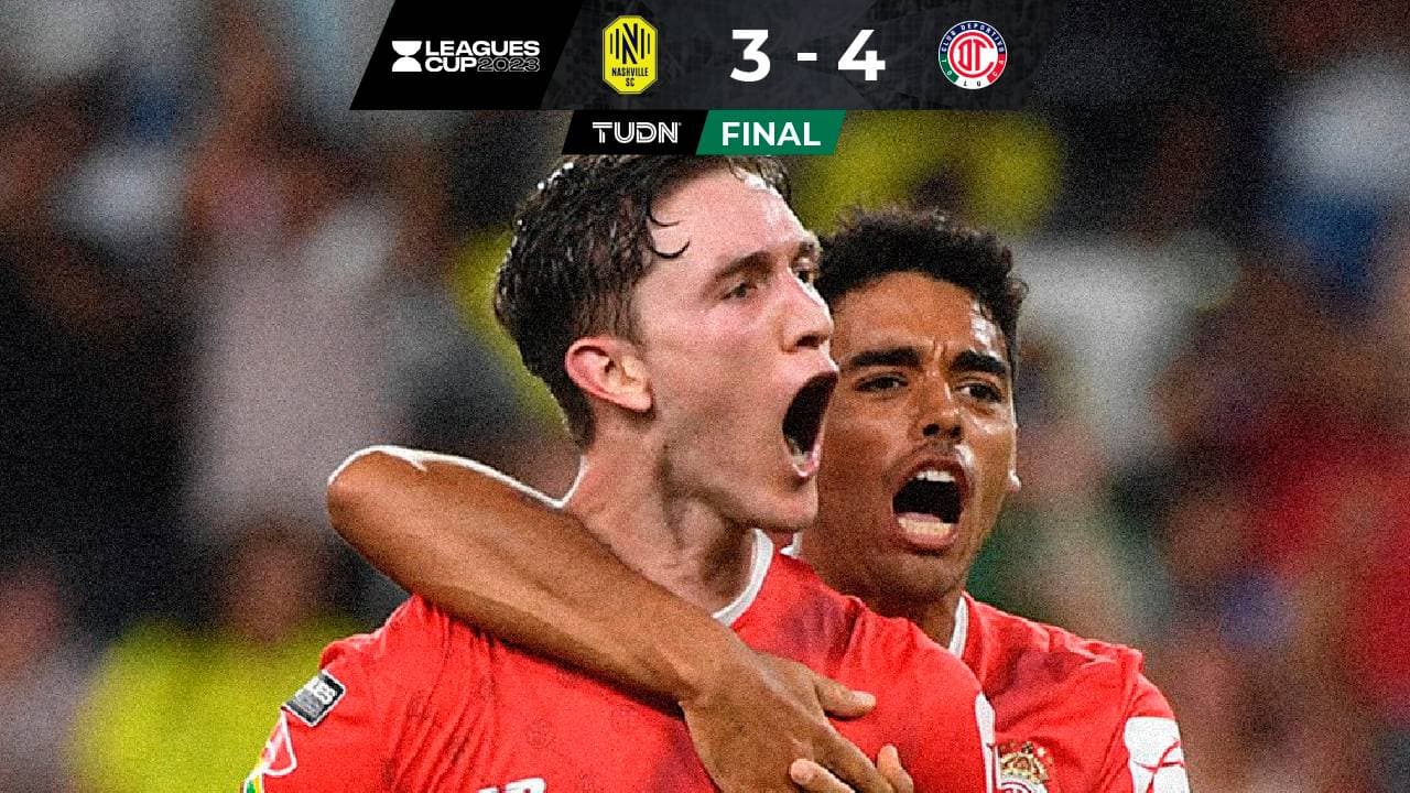 ¡Espectáculo puro! Toluca gana a Nashville en el mejor partido de Leagues Cup