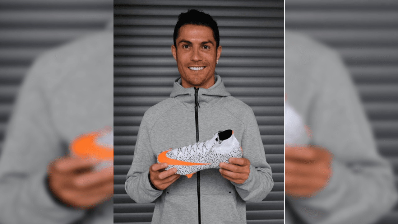 Cristiano Ronaldo es el tercer atleta en firmar un contrato de vida con Nike por 16.2 millones de euros anuales.