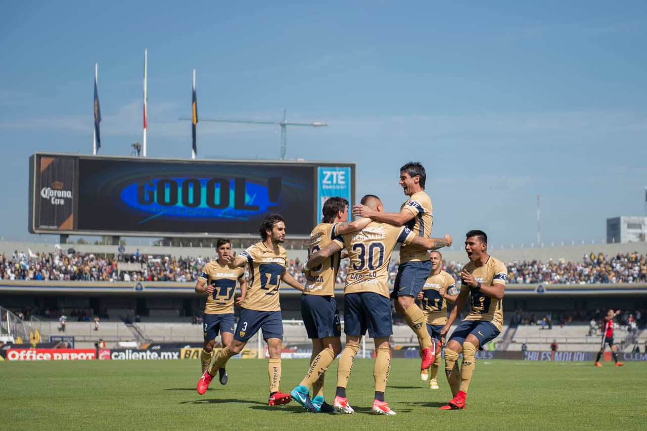 Con seis goles anotados en dos partidos, con el goleador del torneo y seis puntos de seis posibles, Pumas es primero del Clausura 2018 con su triunfo 3-1 contra Atlas que le permite soñar.