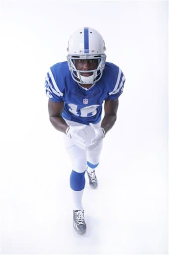 Mira las mejores tomas del WR novato de los Indianapolis Colts, Phillip Dorsett, durante su sesión de fotos y durante el campo de entrenamiento (AP-NFL).