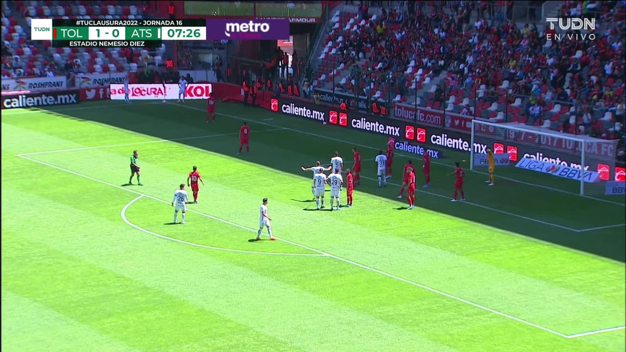 ¡GOOOL! Aldo Rocha anota para Atlas.