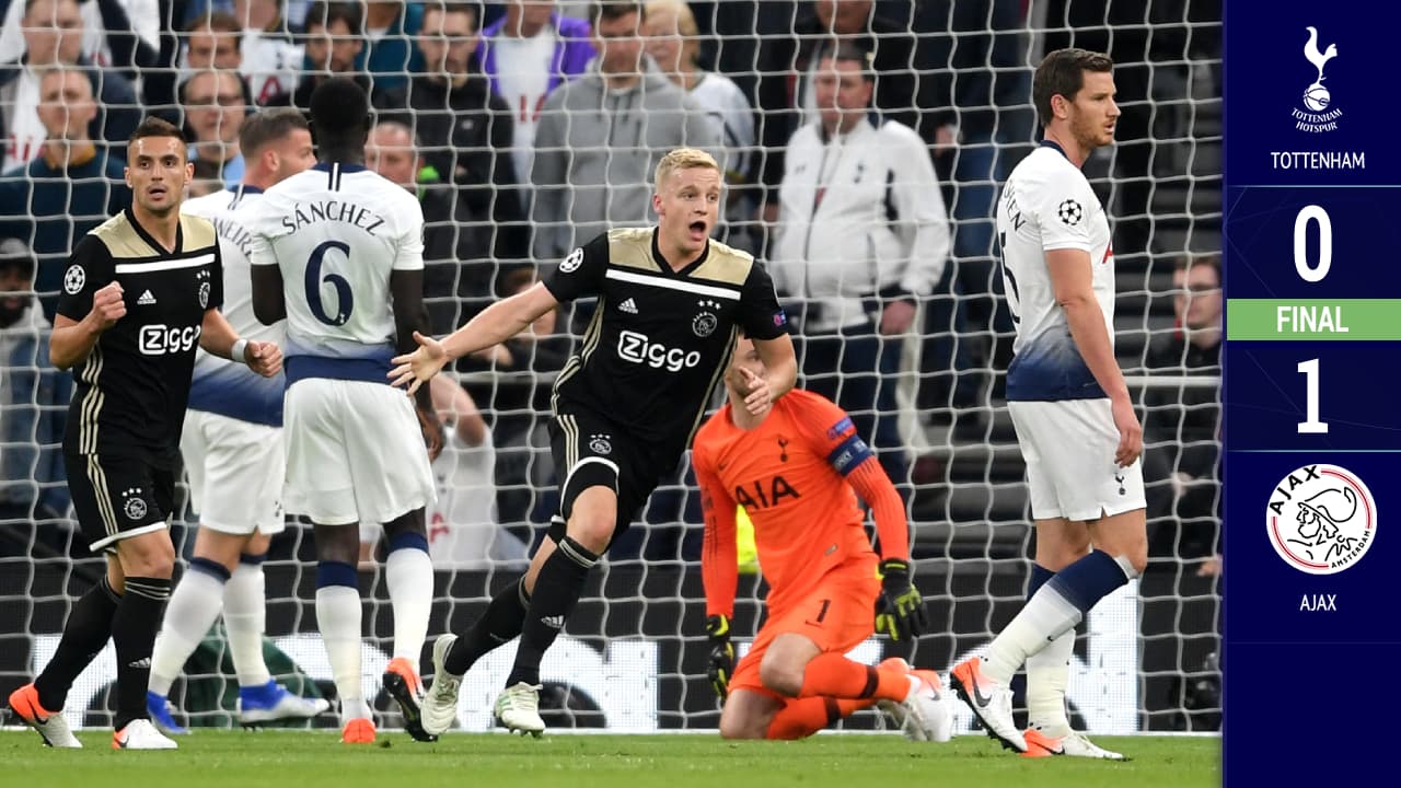 Siguen sorprendiendo: Ajax se metió a Londres y le pegó al Tottenham