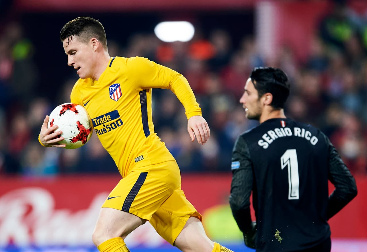 El socio de Griezmann en el tento fue Kevin Gameiro, exjugador precisamente del Sevilla.