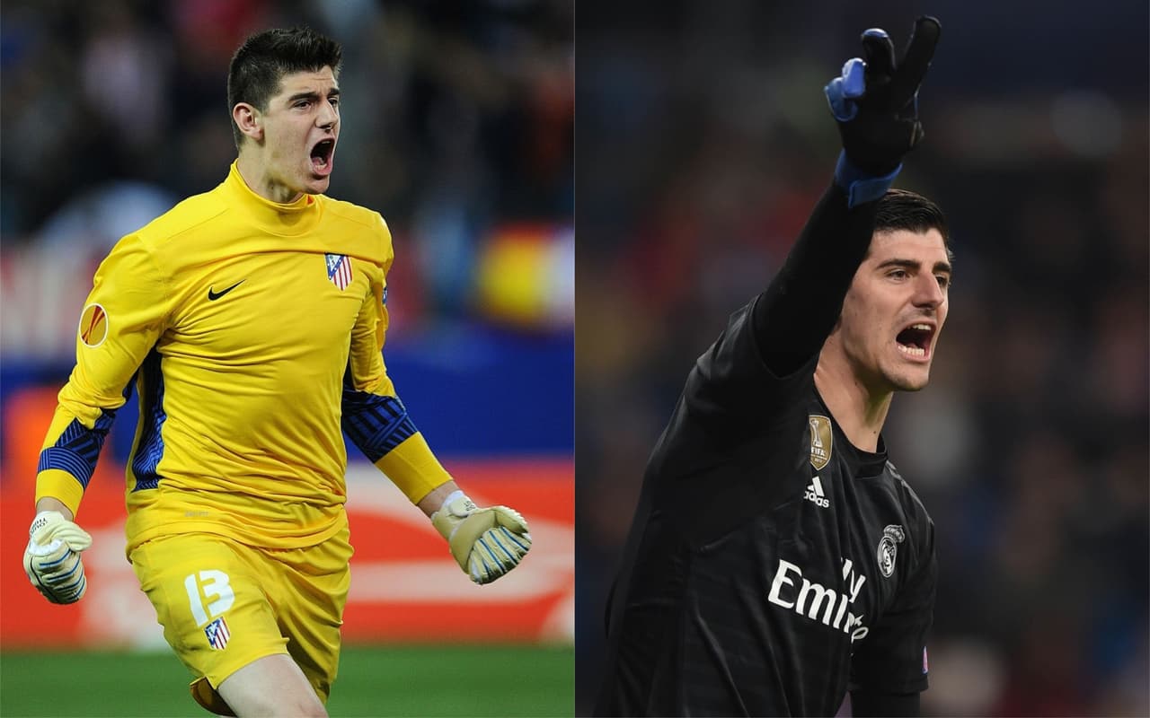 Thibaout Courtois. Portero
<br>
<br>En 2011 llegó al Atlético de Madrid como préstamo del Chelsea, se volvió títular indscutible hasta que en 2014 el Chelsea lo regresó a Inglaterra. El verano de 2018 el Real Madrid lo fichó y sigue siendo su porteri titular a la fecha.