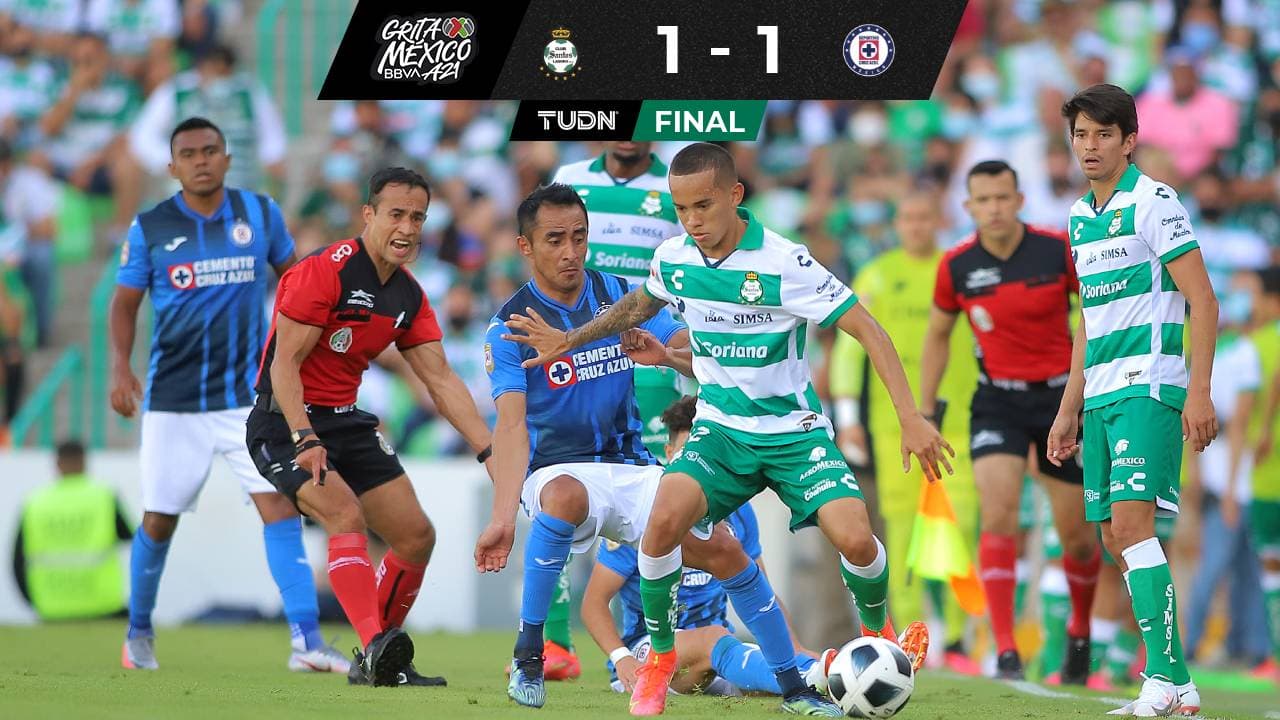 Santos 1-1 Cruz Azul, Liga BBVA MX