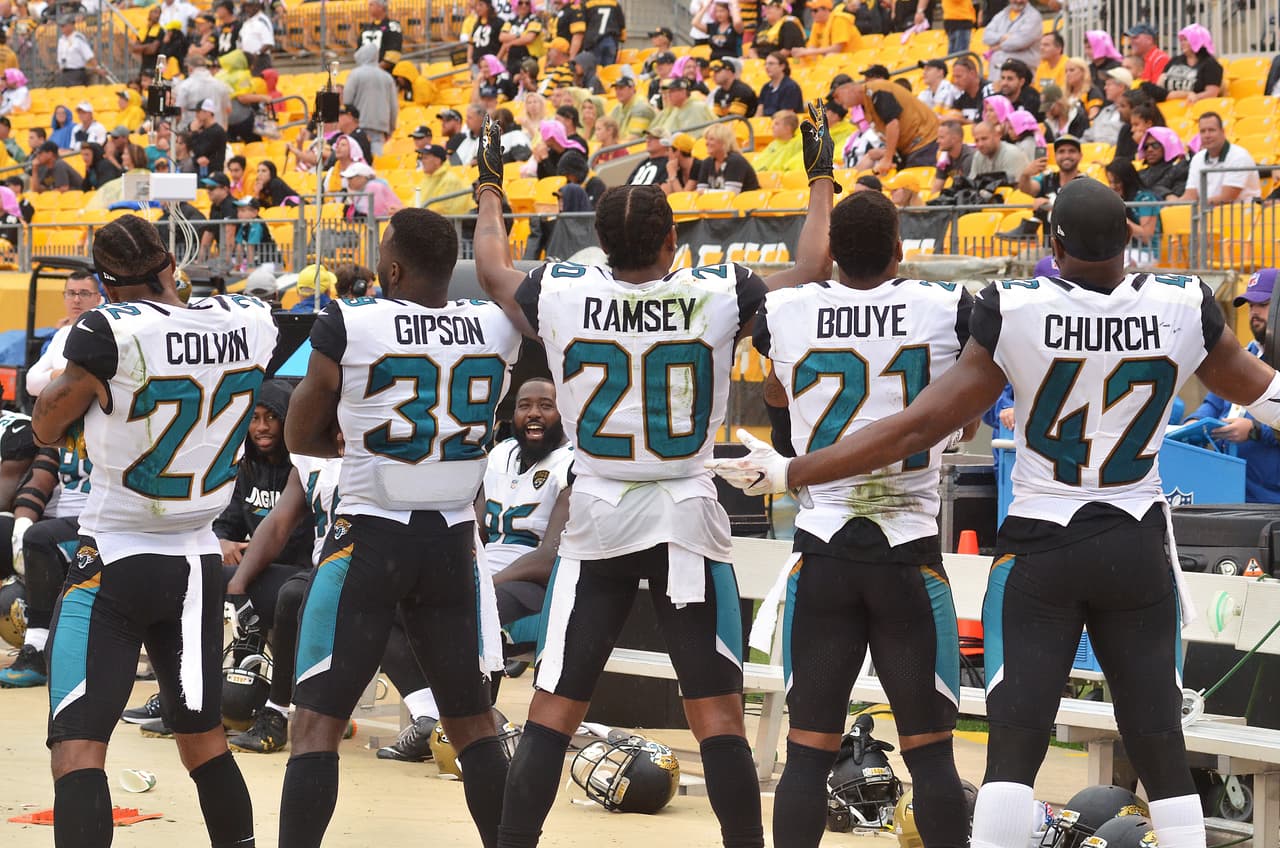 Los Jacksonville Jaguars lideran la Americana en ese departamento con un diferencial de +92 puntos pero serían el cuarto lugar en la Nacional.