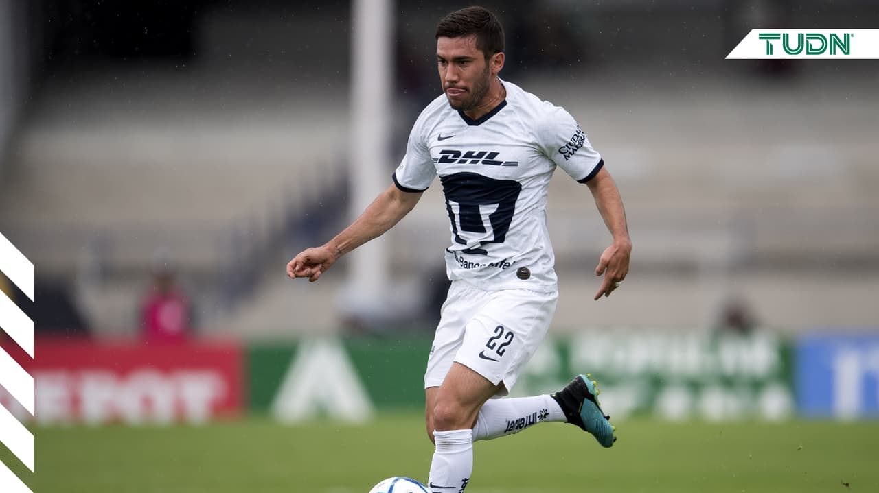 Juan Pablo Vigón, mediocampista de Pumas.