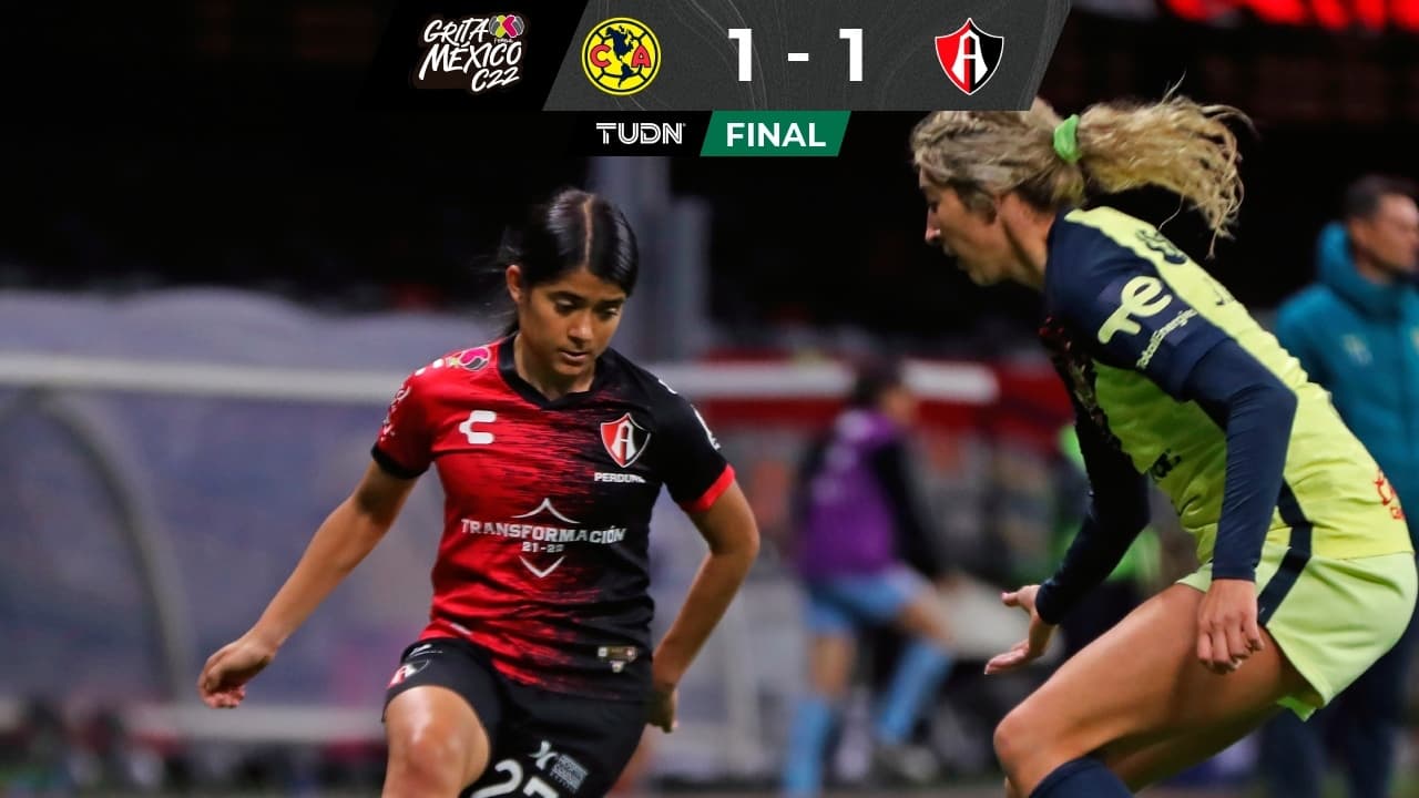 América no puede con el Atlas y apenas rescataron un empate