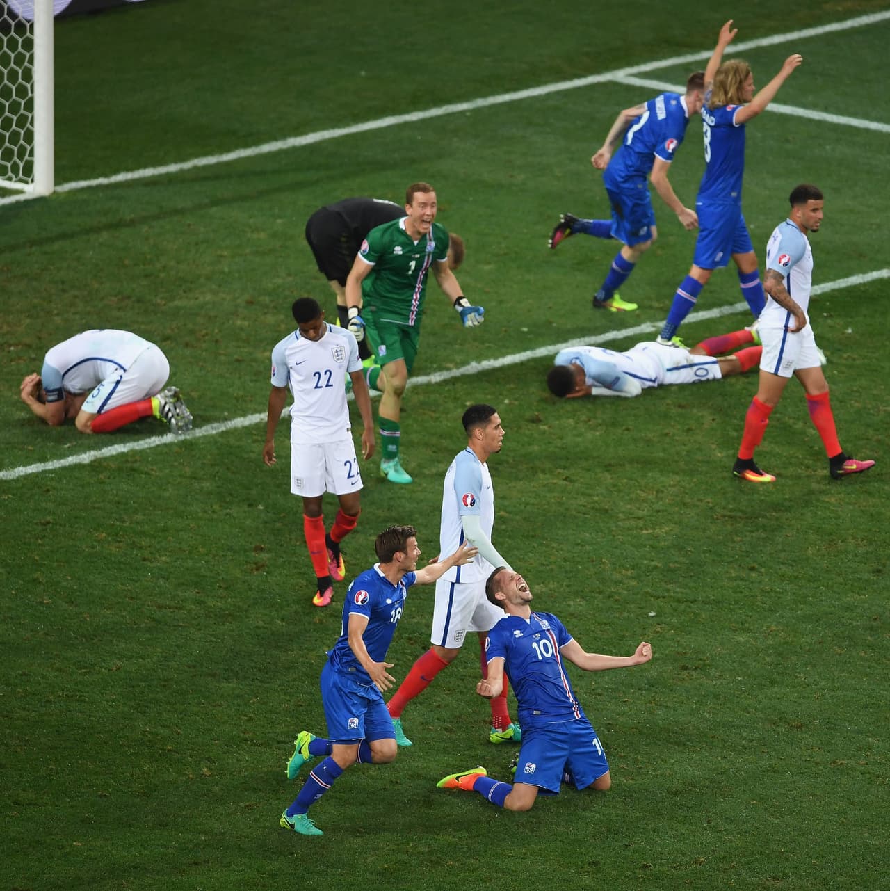 Islandia alcanzó los cuartos de final de la Euro eliminando 2-1 a Inglaterra en octavos de final.
