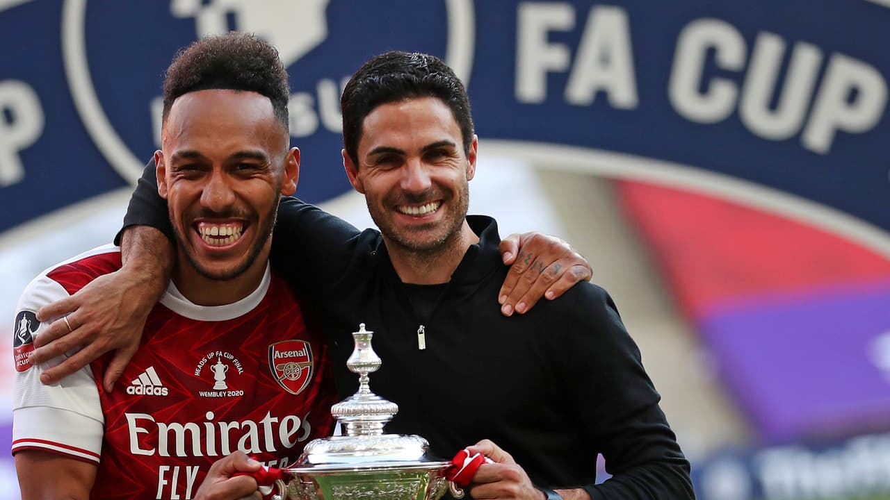 Arteta quiere que Aubameyang sea el Messi o Cristiano del Arsenal