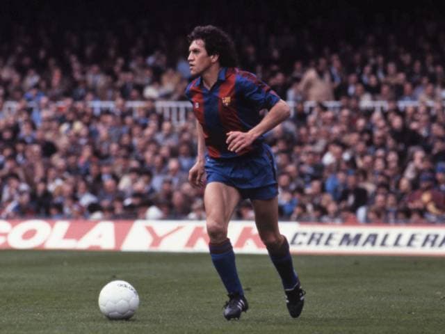 Rafael Zuviría. ‘El Torito’ pasó sus mejores días en Barcelona de 1977 a 1982. Consiguió dos Copas y dos Recopas. Vistió los colores de Mallorca de 1982 a 1984, donde finalmente se retiró del futbol profesional.