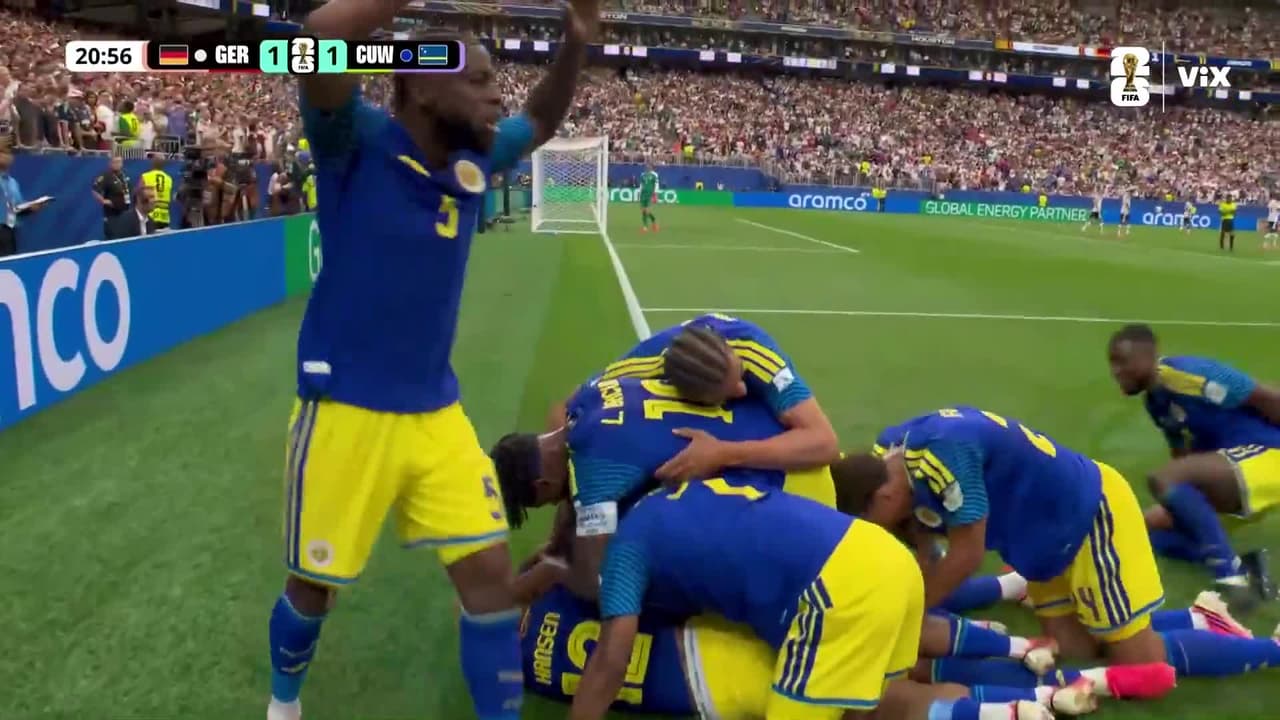 ¡Histórico! Primer gol de Curazao en Copas del Mundo