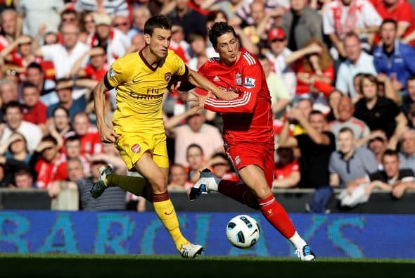 Torres demostró un gran esfuerzo físico y peleó cada pelota que había cerca del área grande de los 'Gunners'.