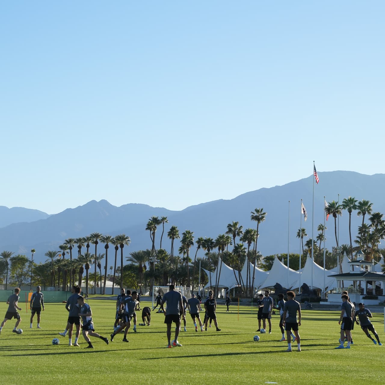 El club de la capital estadounidense realiza la parte final de la pretemporada en California.