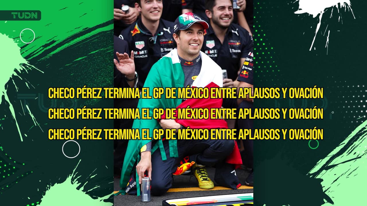 Checo Pérez termina el GP de México entre aplausos y ovación