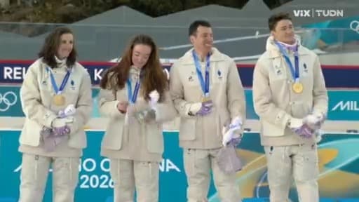 Francia se lleva su primer oro de Milano Cortina 2026 en el biatlón