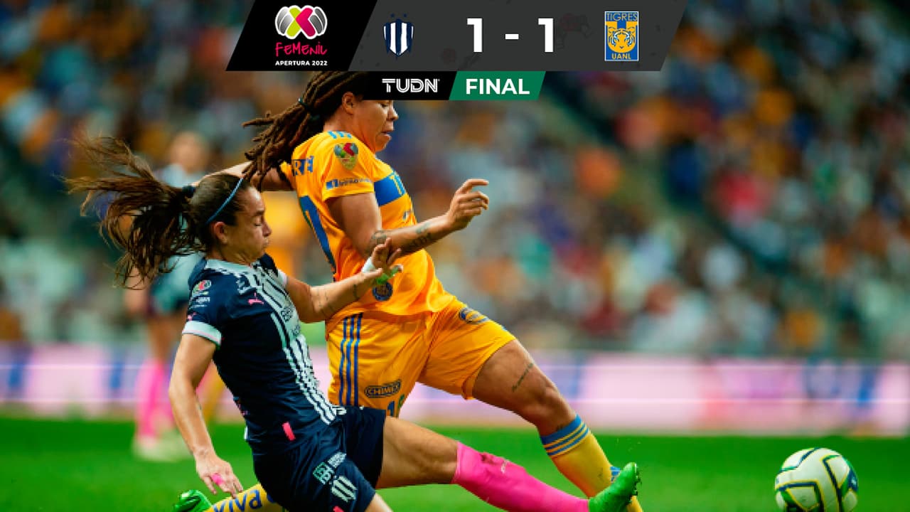 ¡Qué juegazo! Rayadas y Tigres empatan y dejan el alma en la cancha