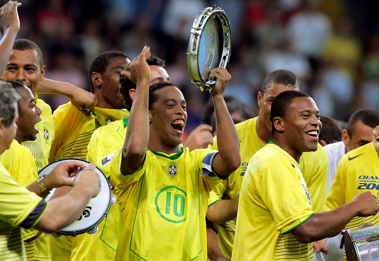 Brasil fue el jefe de la fiesta de Brasil y se convirtió, junto al mexicano Cuauhtémoc Blanco, en uno de los goleadores históricos del certamen con 9 goles.