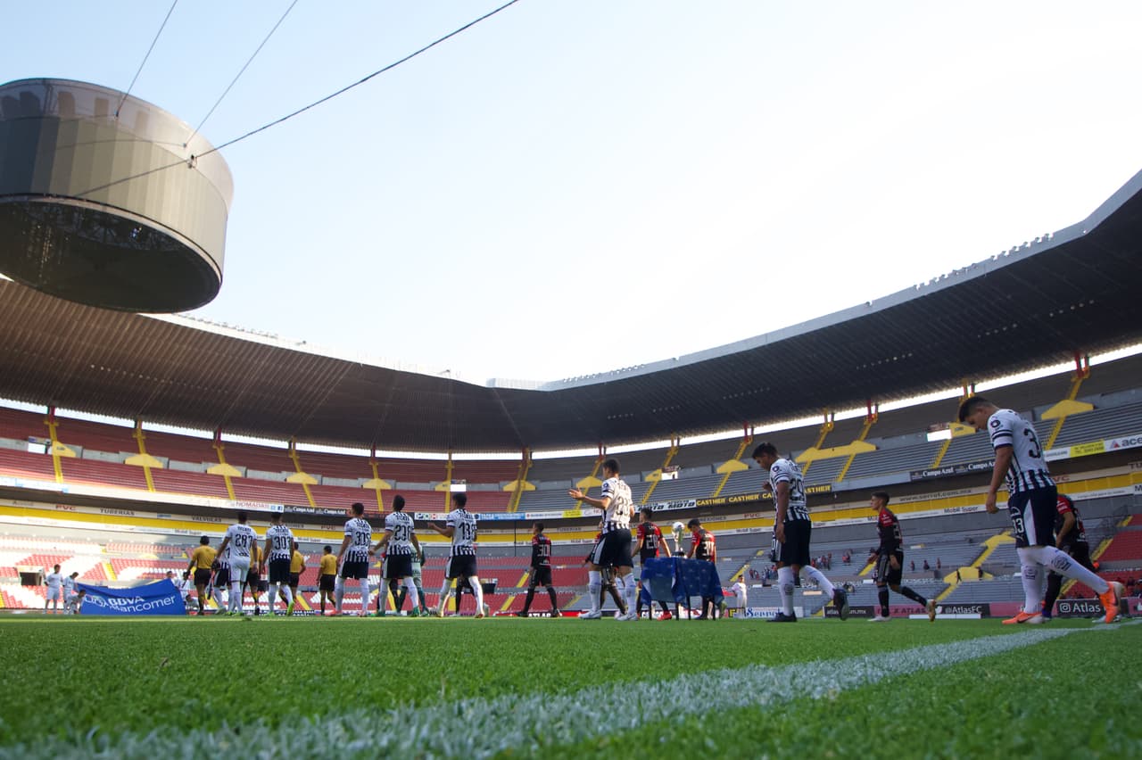 En el Estadio Jalisco se disputó el partido de vuelta, recordando que Atlas había ganado 2-1 en la ida disputada en Monterrey.