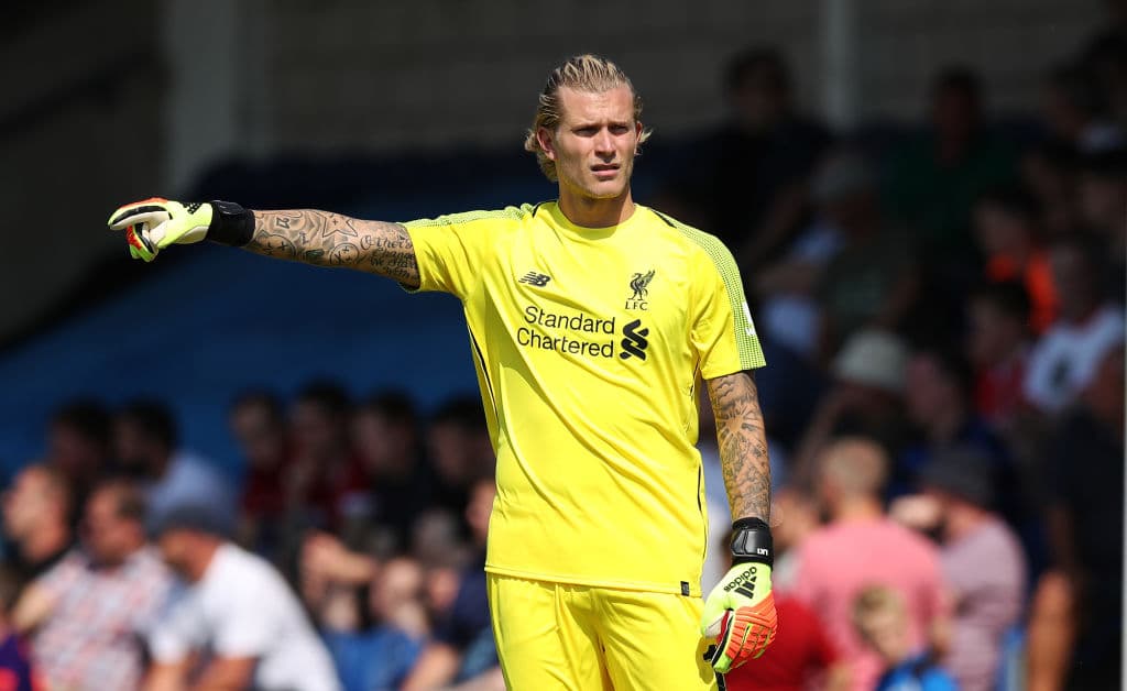 CHESTER, ENGLAND - JULY 07: Loris Karius of Liverpool during the Pre-season friendly between Chester FC and Liverpool on July 7, 2018 in Chester, United Kingdom. (Photo by Lynne Cameron/Getty Images)
