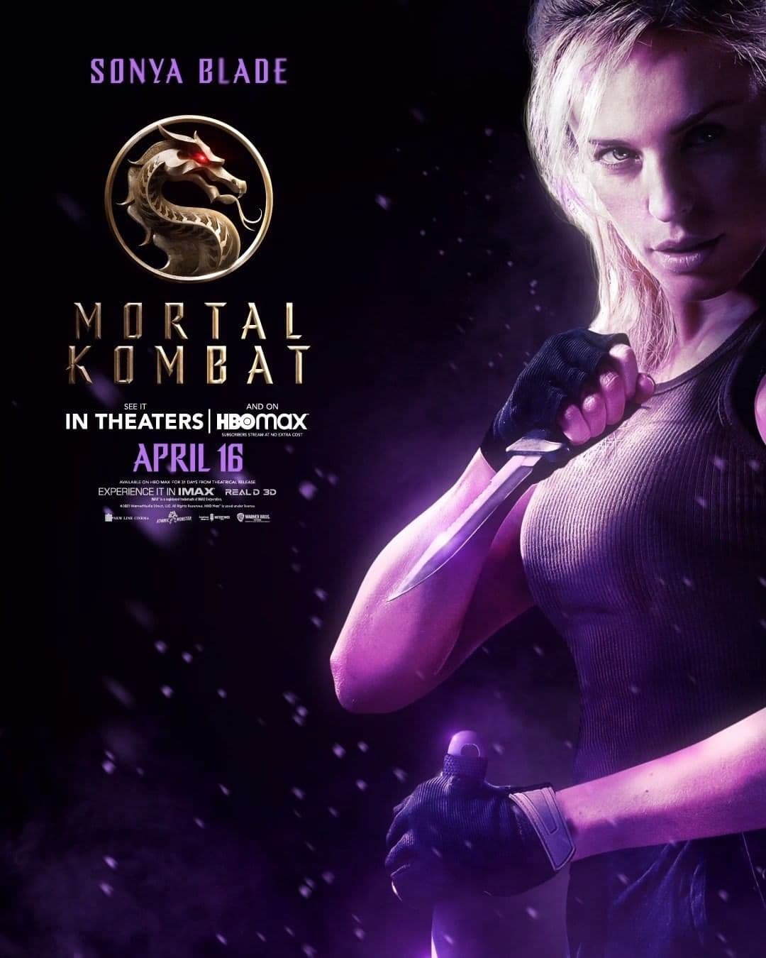 Jessica McNamee dará vida a Sonya Blade.
