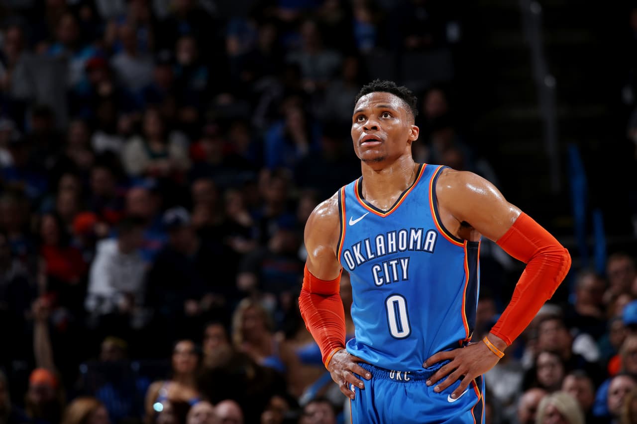 Nets 96-108 Thunder: en el Oeste los de Oklahoma City se mantienen en la parte alta de la clasificación con 42 triunfos después del conseguido este miércoles en el Chesapeake Energy Arena con un Russell Westbrook inspirado.