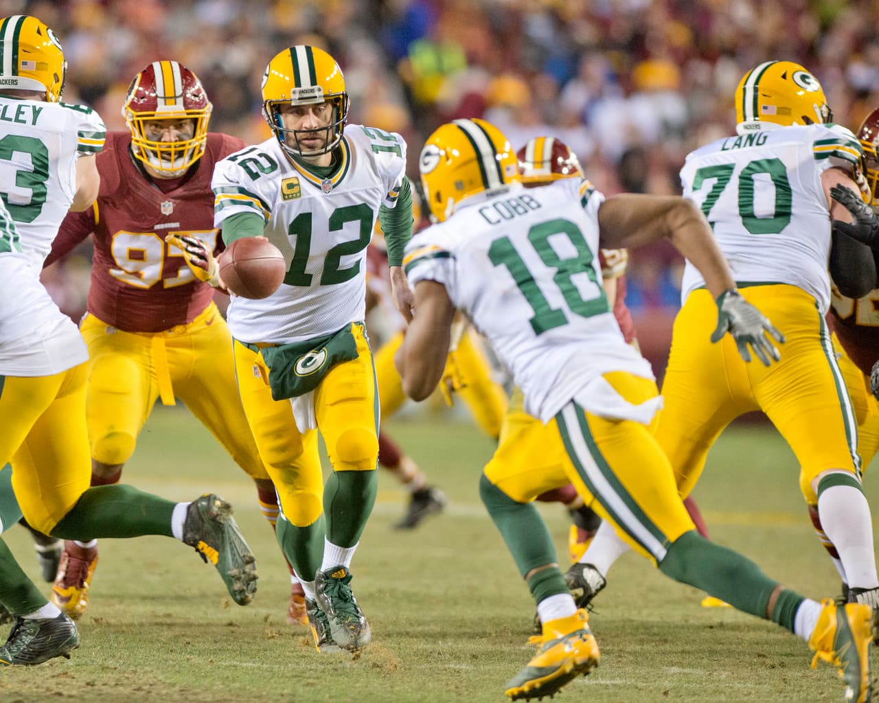 5 GREEN BAY PACKERS La victoria sobre los Redskins les regresó algo de confianza sobre lo que pueden lograr a la ofensiva. Mientras Aaron Rodgers reciba el apoyo suficiente, Green Bay puede pelear con quien sea.