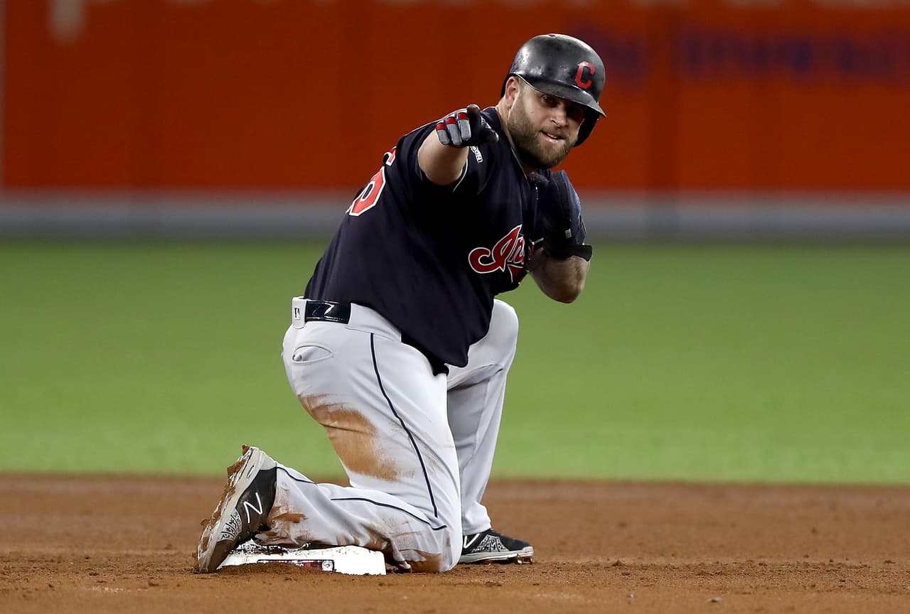 El primera base Mike Napoli ha disputado 150 partidos en la actual temporada con Cleveland.