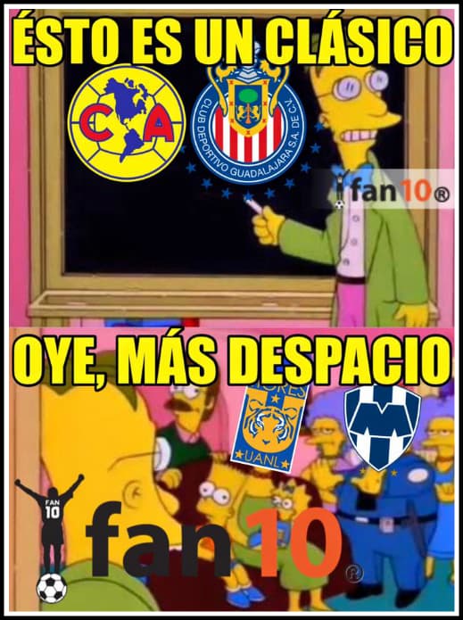 Chivas se llevó el clásico y las burlas para el América no se hicieron esperar en las redes sociales