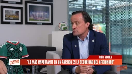 Mikel Arriola toca un tema sensible, ¿será un Mundial seguro?
