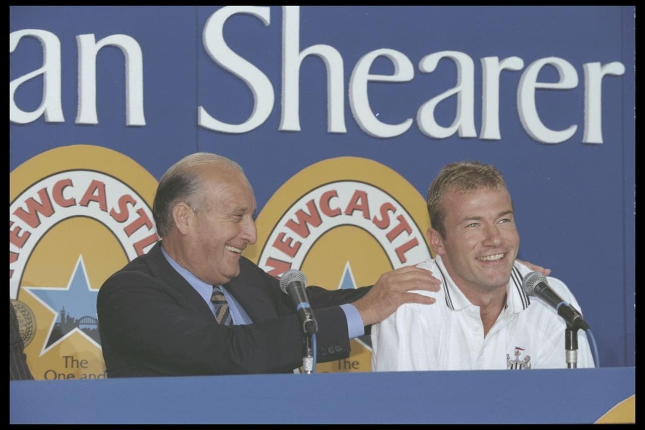 Alan Shearer venía de ser campeón con el Blackburn Rovers de la Premier League en 1996.