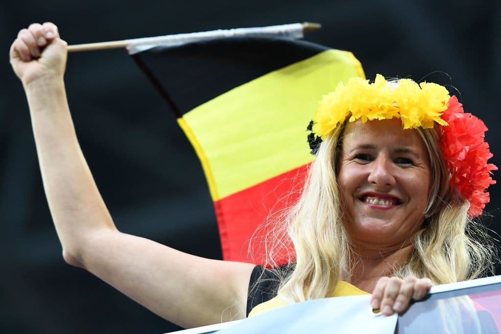 Las fanáticas de Francia y Bélgica en el primer partido de semifinal de Rusia 2018 le dieron un color especial a la definición del finalista.