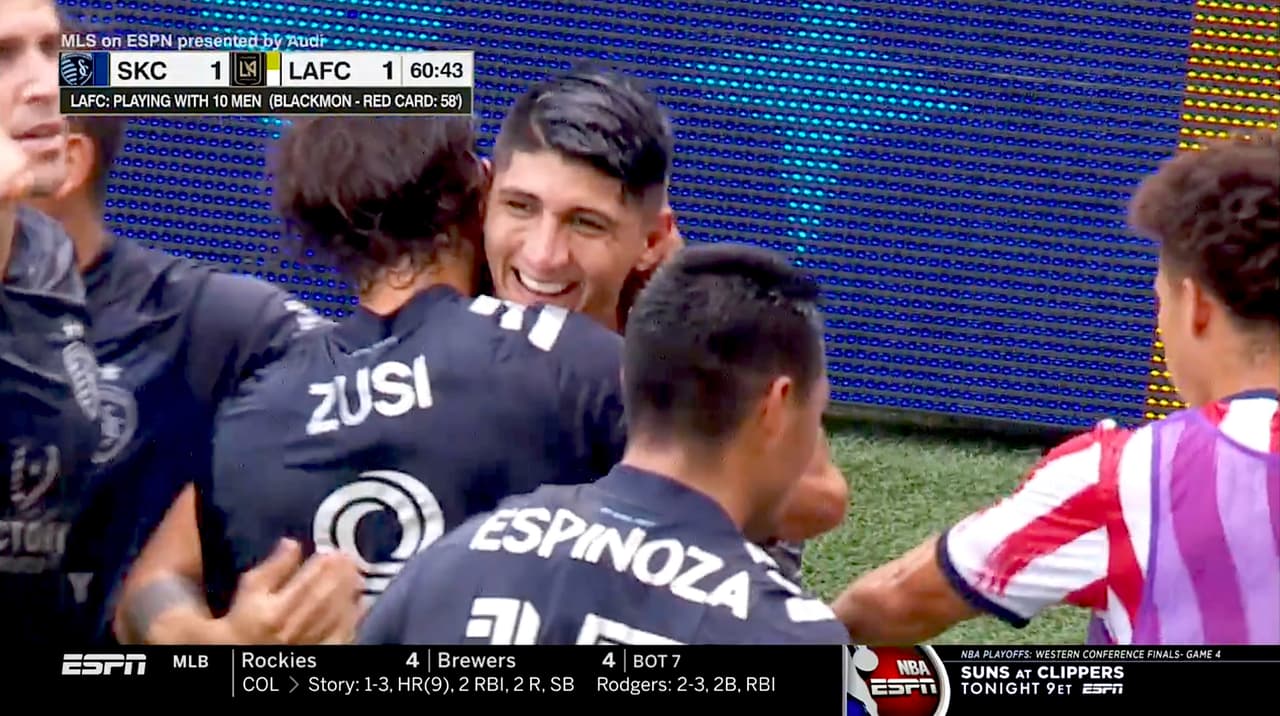 ¡Puligol no perdona! Alan pone el 1-1 de Sporting KC con zurdazo