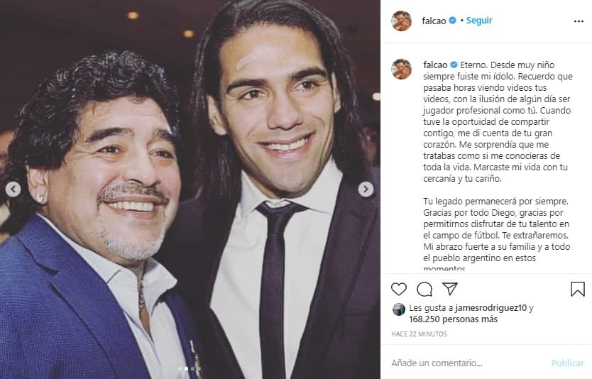 Los íconos del deporte se despidieron de Diego Armando Maradona en redes sociales.