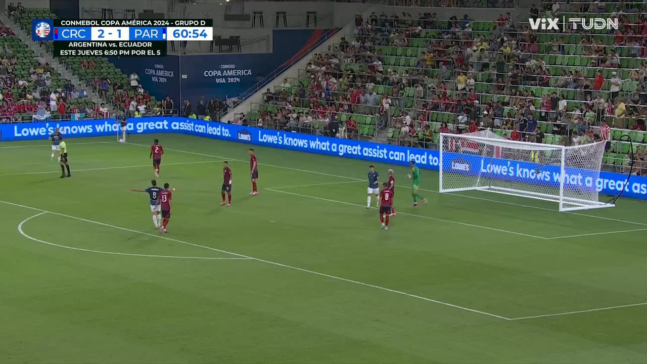 ¡TIRO ATAJADO! disparo por Ramón Sosa.