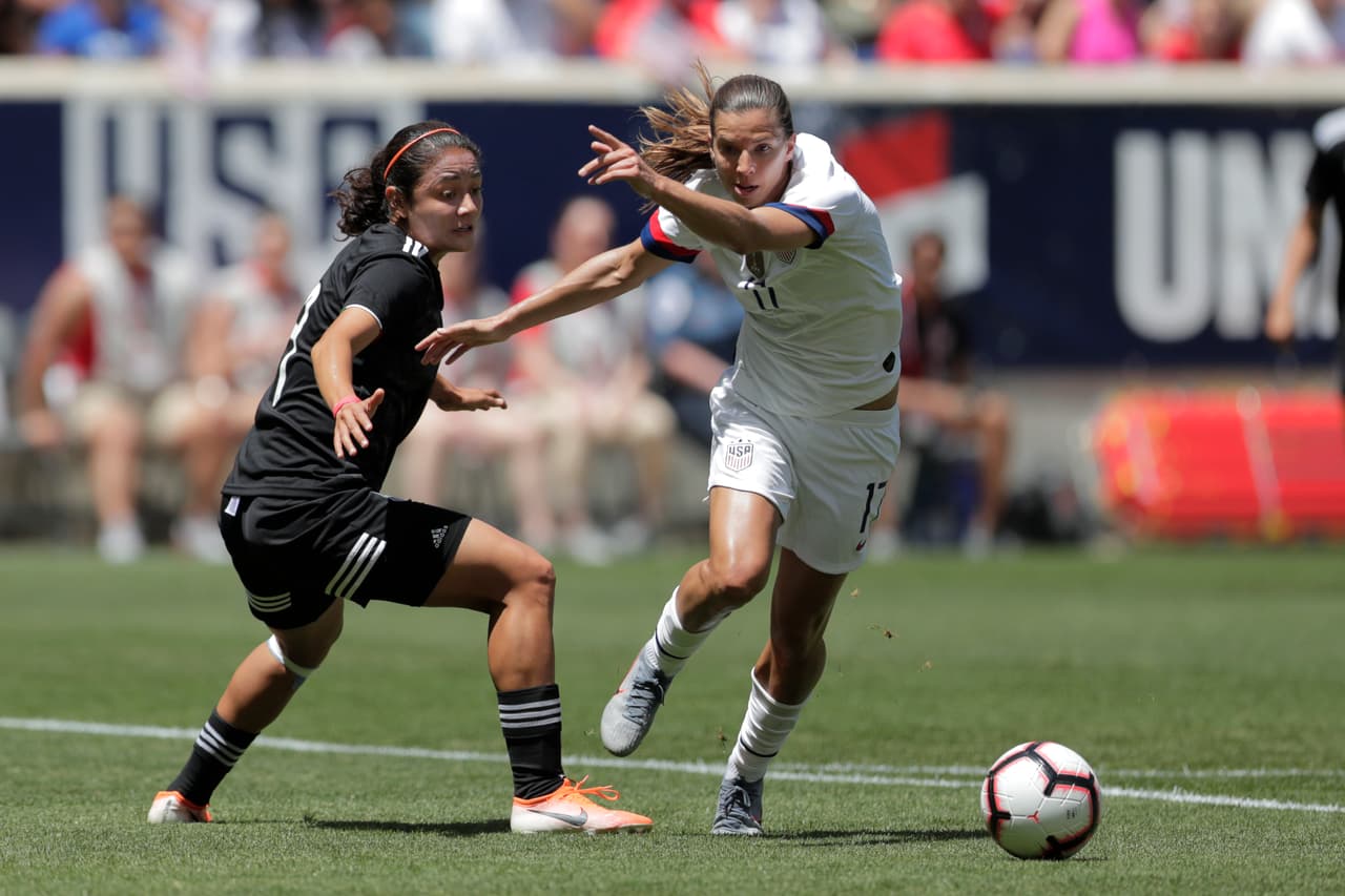 El Team USA femenino derrotó 3-0 a México en amistoso internacional en el Red Bull Arena de Nueva Jersey, en la que fue su sexta victoria consecutiva previo a su participación en el Mundial de Francia desde el 11 de junio.