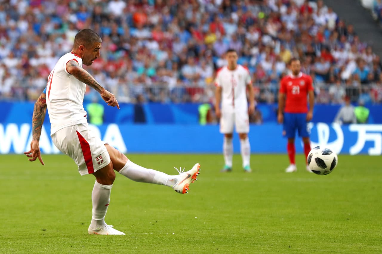 5. Aleksandar Kolarov (Serbia Vs. Costa Rica)