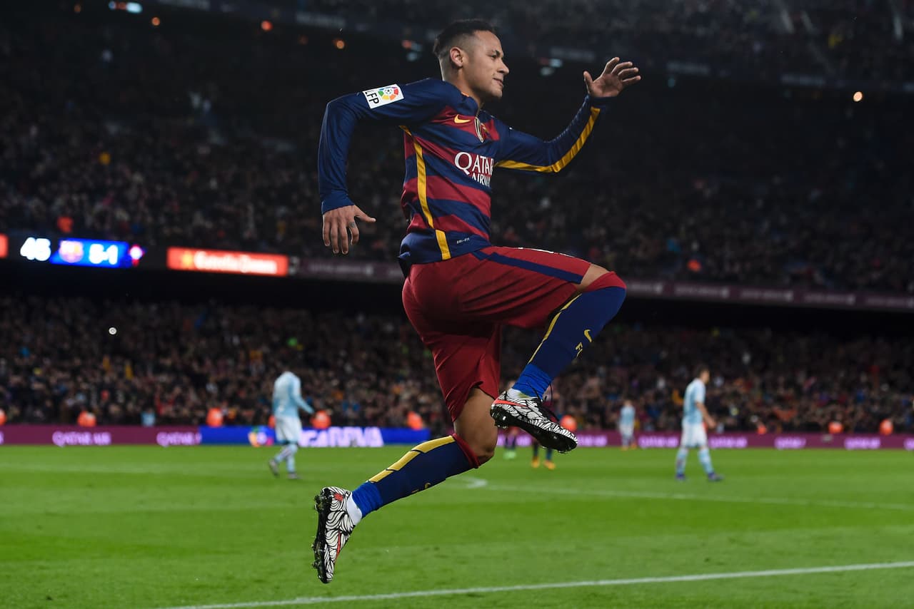 En la tercera posición está el crack brasileño Neymar Jr. con 62 goles en temporada y media.