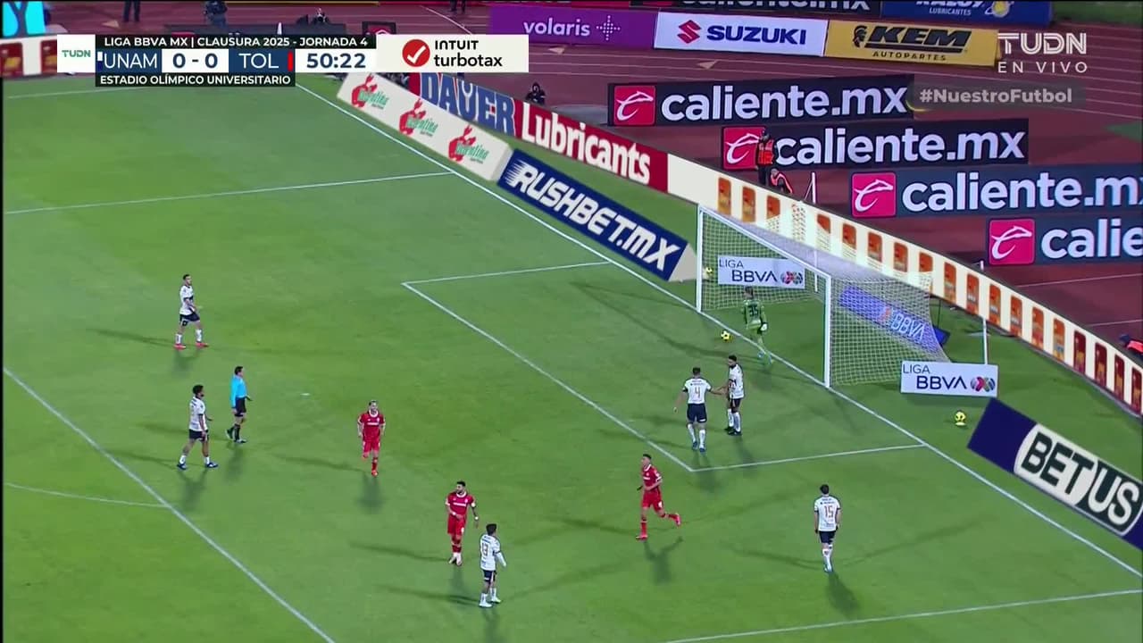 ¡AUTOGOL! de Nathan Silva para Toluca.