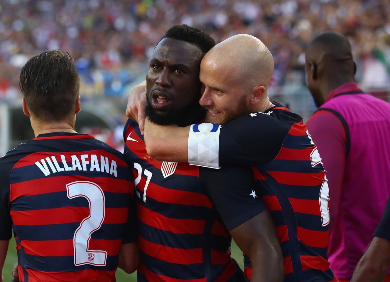 Los norteamericanos festejaron el gol en grande sabiendo que los ponía un paso más cerca del tan ansiado sexto título en el torneo.