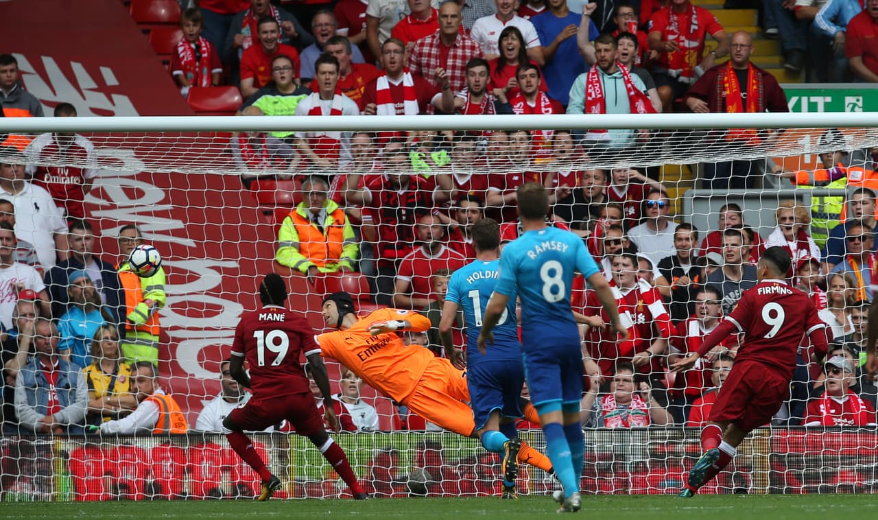 Pero para el minuto 40 Sadio Mané puso el 2-0 para empezar a sentenciar la superioridad en el partido.