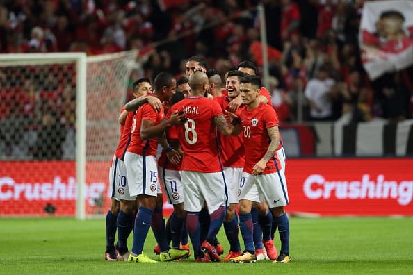 Chile venció 2 goles por 1 a Suecia en partido amistoso de preparación de cara a la Copa del Mundo Rusia 2018.